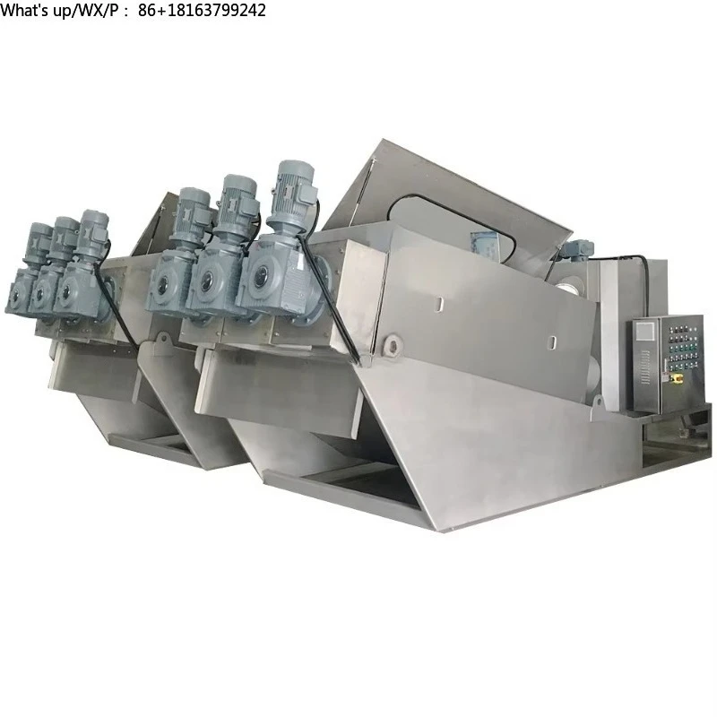 Schroefpers Slib Ontwatering Riolering Machine Apparatuur voor Afvalbehandeling