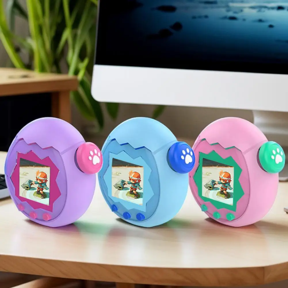 Para tamagotchi feliz jardim capa protetora ambientalmente amigável silicone líquido anti gota capa protetora com tampa de botão
