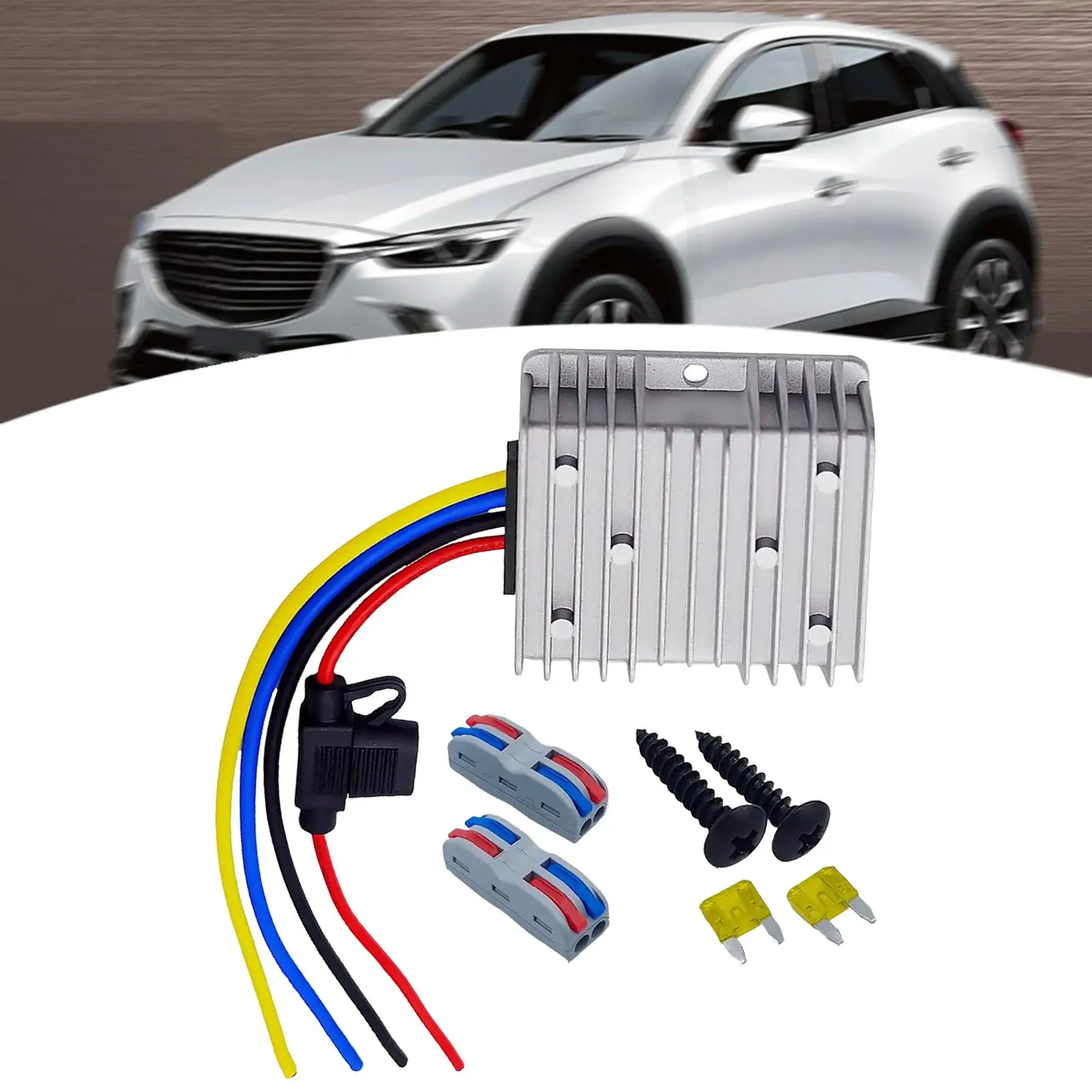 

Power Converter Practical DC 36V 48V to 12V for Golf Carts Motors LED Strips