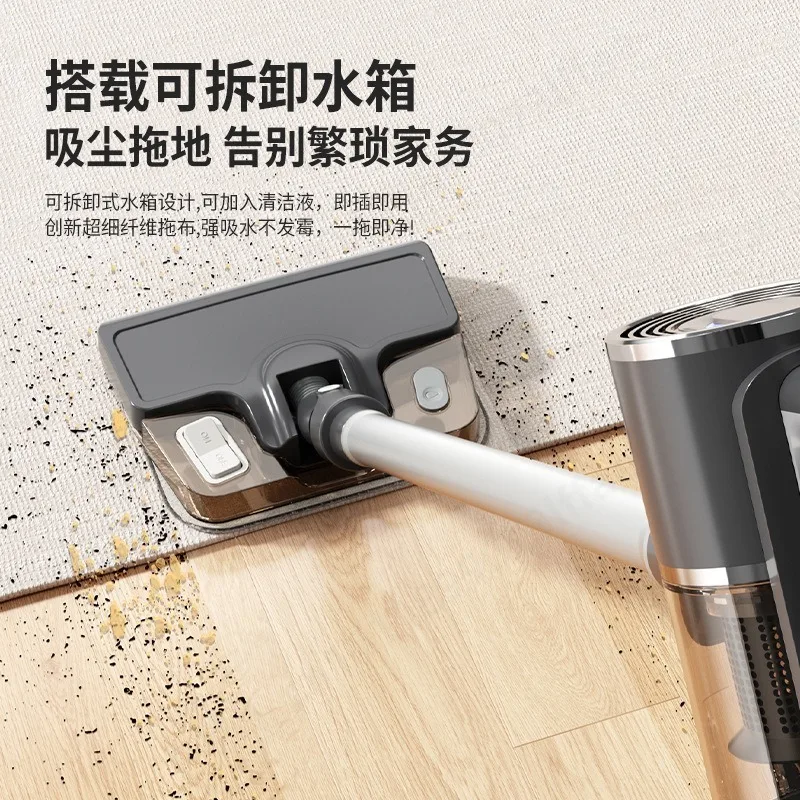 New Wireless Mini Handheld Vacuum Cleaner High Power Strong Suction Wet Dry Mop All In One Cleaner for Home Pet Hair Removal
