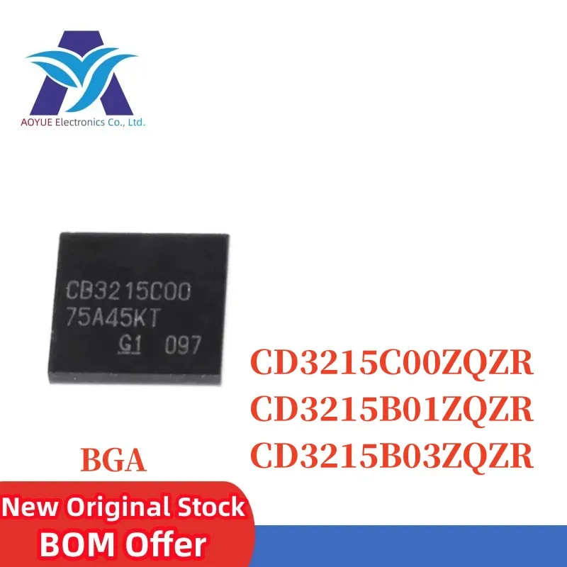 CD3215 Series BGA code: CD3215C00 CD3215B01 CD3215B03 CD3215C00ZQZR CD3215B01ZQZR CD3215B03ZQZR IC Chipmicrocontroller