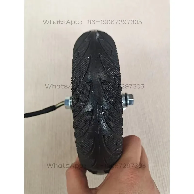 8 Inch Brushless Electronic Brake Solid Tire Hub Motor 200x50