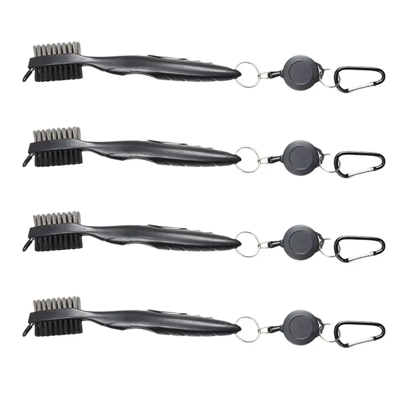 

-[Cilae-17R] Golf Club Cleaning Brush, Ball Double-Sided Cleaning Tool, Nylon Steel Brush, Cleaning Tool Accessories