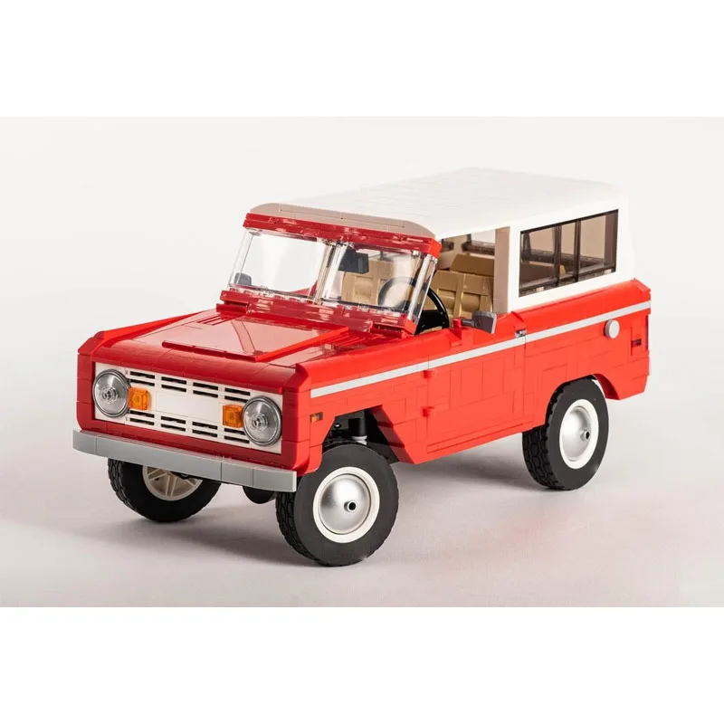 Assembly Building Blocks MOC-124595 Outdoor Sports Iconic Red Supercar 966 Parts MOC Custom Christmas Creative Toy Gift