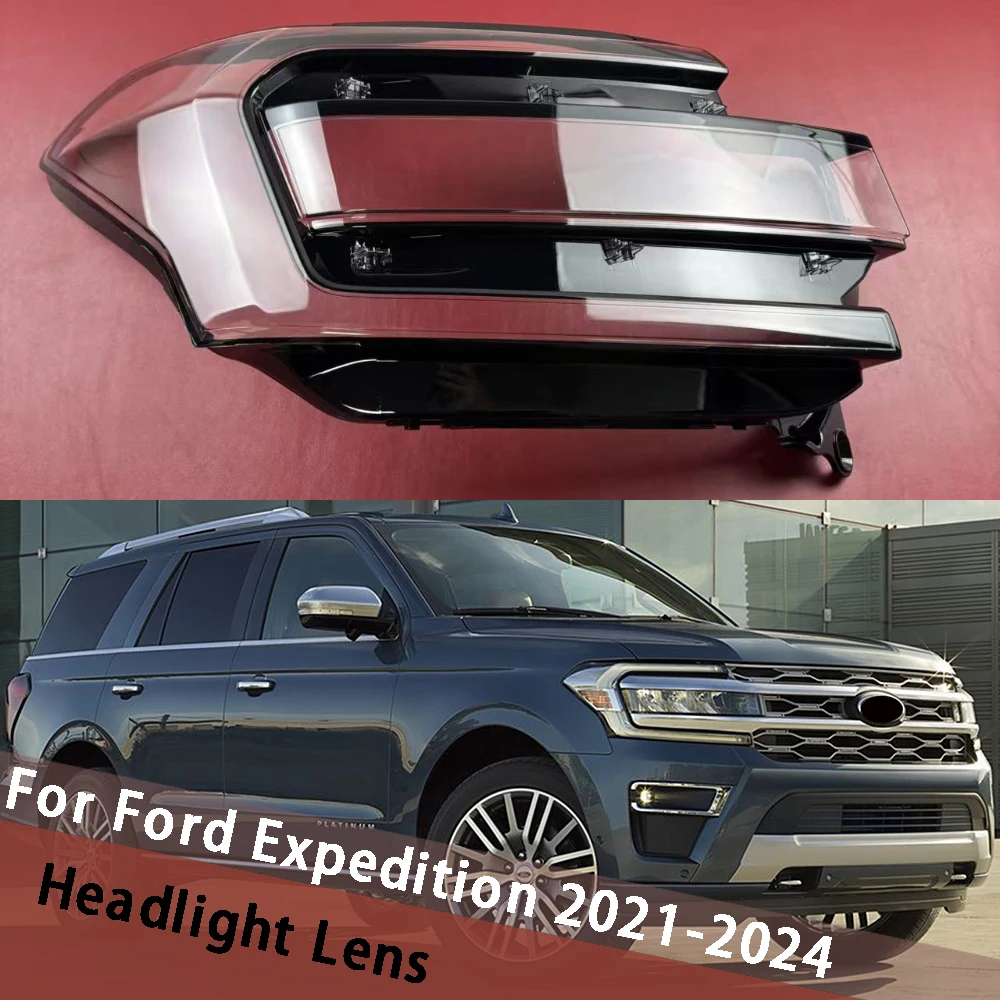 

Для Ford Expedition 2021-2024 крышка фары прозрачный абажур корпус фары линза из плексигласа заменить оригинальный абажур