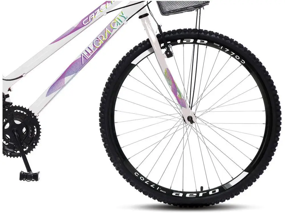 Bicycle Aro 26 Colli Cazelle Allegra City Brake Steel V-Brake 18 Marches