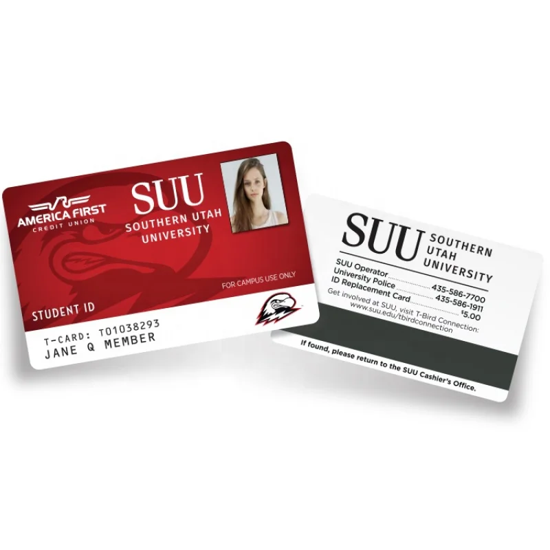 

Custom High Quality Printing Plastic PVC School Student Employee Working Smart Photo Id Card