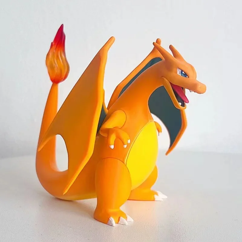 10cm Pokémon Fire-breathing Dragon Cartoon Animation Doll PVC Children's Toys Doll Holiday Gift Collection