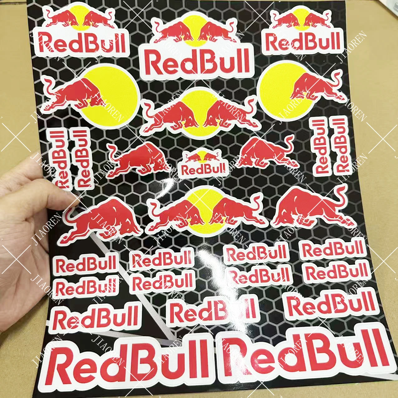 

Светоотражающая наклейка Red Bull наклейка на мотоциклетный бак шлем F1 логотип автомобиля