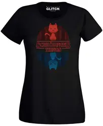 Schrodinger Things Women s T Shirt Science Physics Quantum Stranger TV