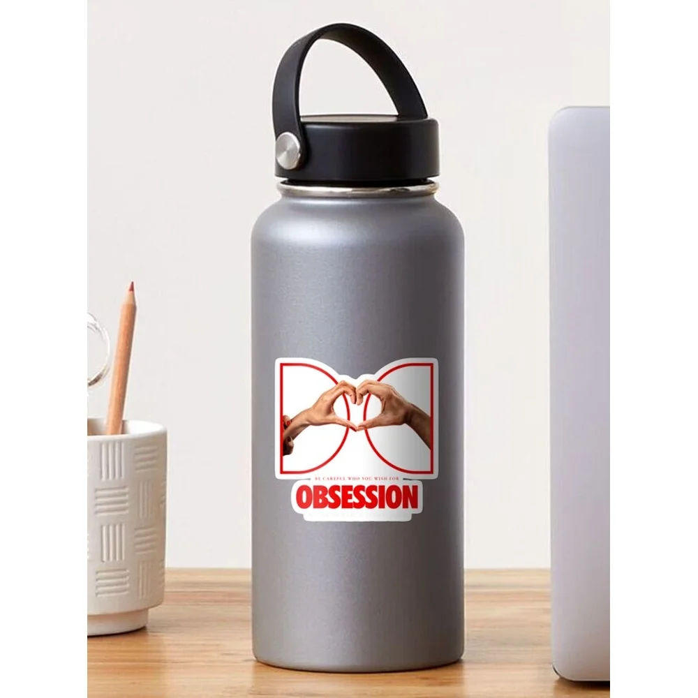Obsession Movie 2026 - Obsession Sticker for Laptop Decor Bedroom Car Cute Cartoon Art Fashionable Public Suitcase
