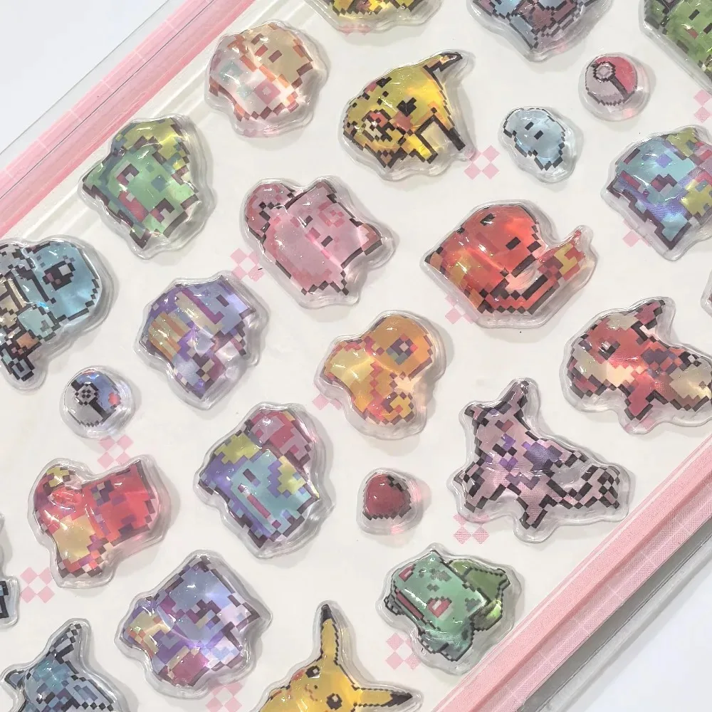 Heiße, niedliche, ästhetische 3D-Relief-Aufkleber: Kreative DIY-Scrapbooking-Süßigkeiten-Sticker für Schreibwaren-Dekoration