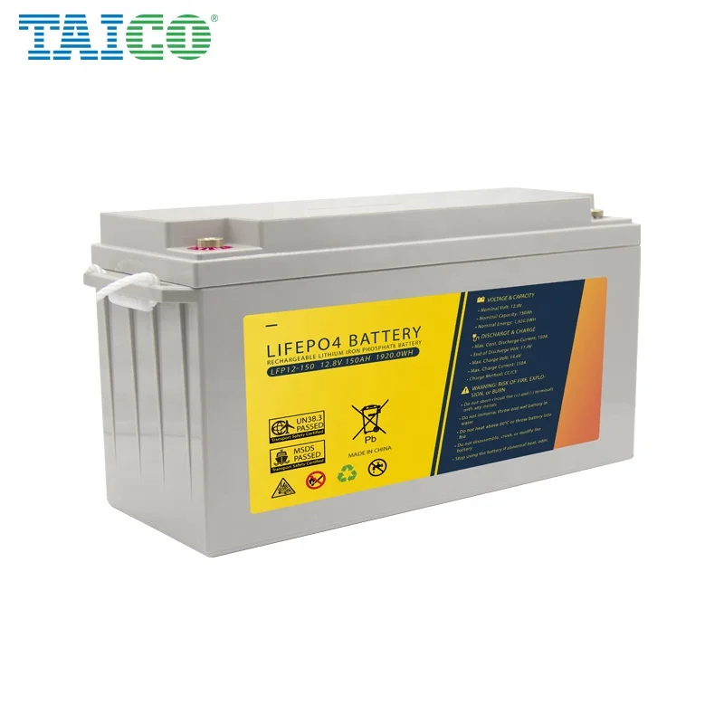 Factory stock RV lifepo4 lithium battery 12V 200Ah 12.8V 150Ah lithium ion battery