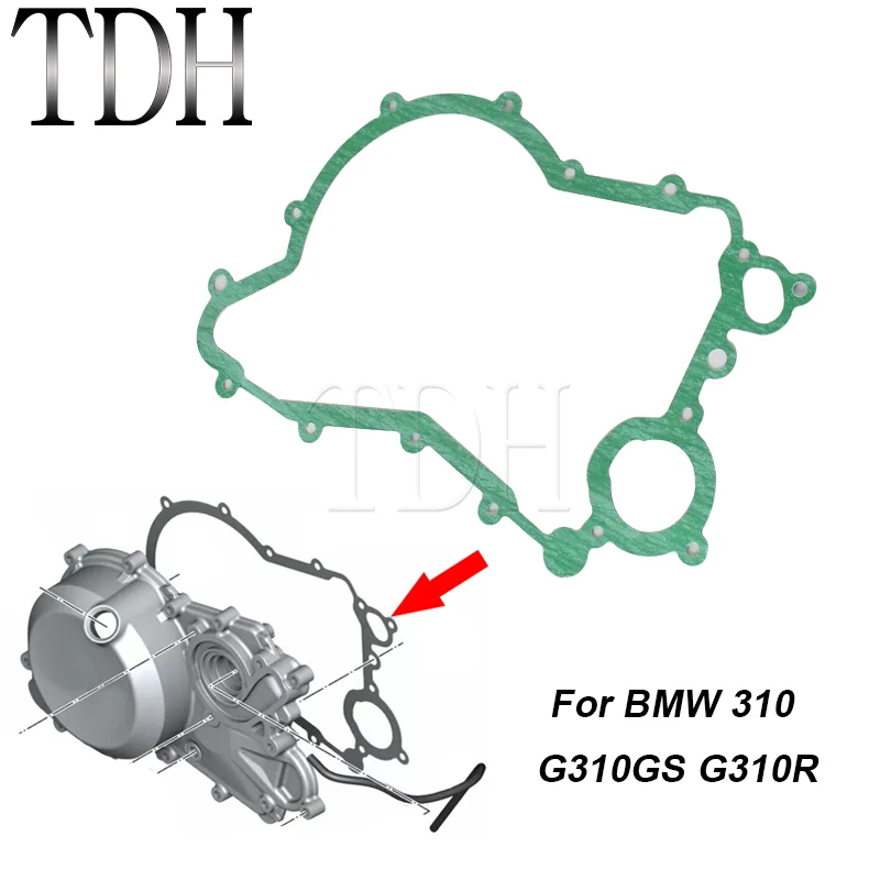 

For BMW 310 G310GS G310R Clutch Side Cover Gasket Engine Right Cap Paper Pad Motorcycle Accessories Parts Engine Guard Gasket