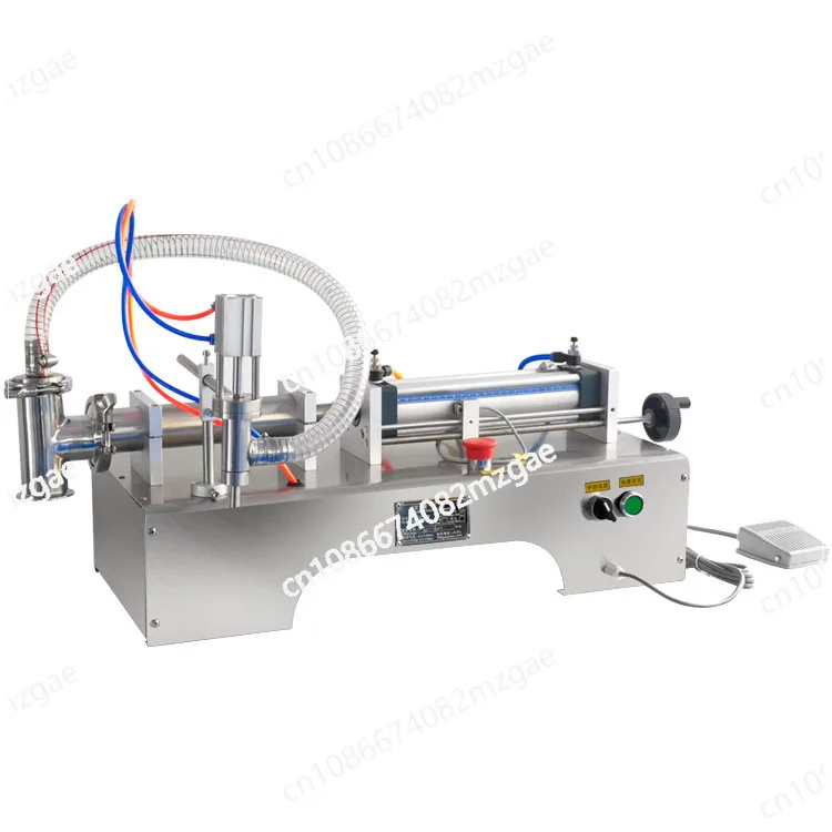 

Горизонтальная пневматическая машина для розлива жидкостей с одной головкой, шампунь для напитков, машина для розлива стиральных средств, наполнение минеральной водой