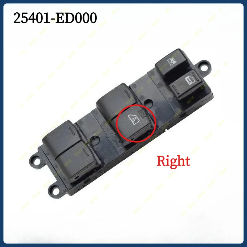 

25401-ED000 для Nissan Tiida 2006-2010, правая сторона, электрический стеклоподъемник, кнопка главного управления