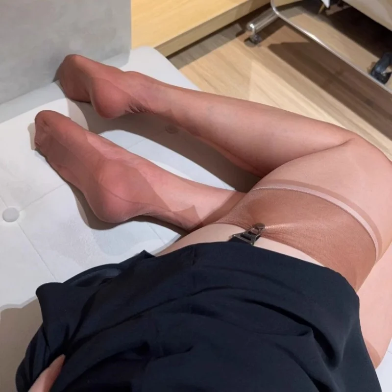 Sommer Fußförmige Oberschenkel Hohe Strümpfe Breite Rippe Top Zurück Naht Seidige Strumpfwaren Sexy Dessous Frauen Nicht-elastische Erotische strümpfe