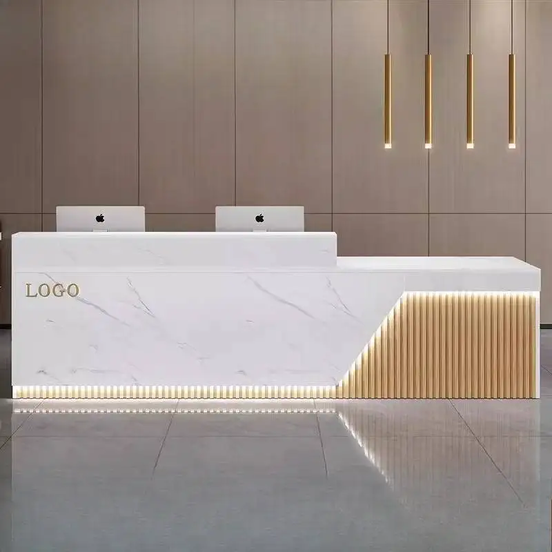 Design Orange Reception Desks Vintage Drawers Corner Classic Reception Desks Modern White Wood Mostrador Recepcion Furniture