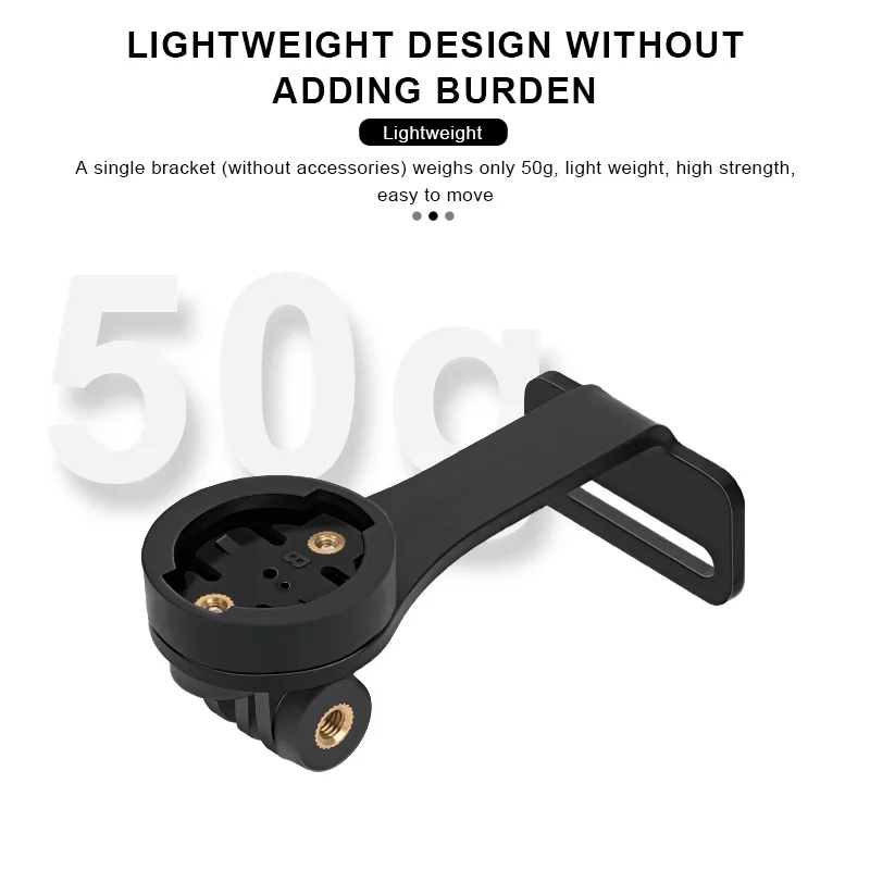 

Держатель для велосипедного компьютера, алюминиевый сплав, велосипедный руль, секундомер, крепление для спидометра для Garmin Bryton Cateye Gopro, подставка для освещения