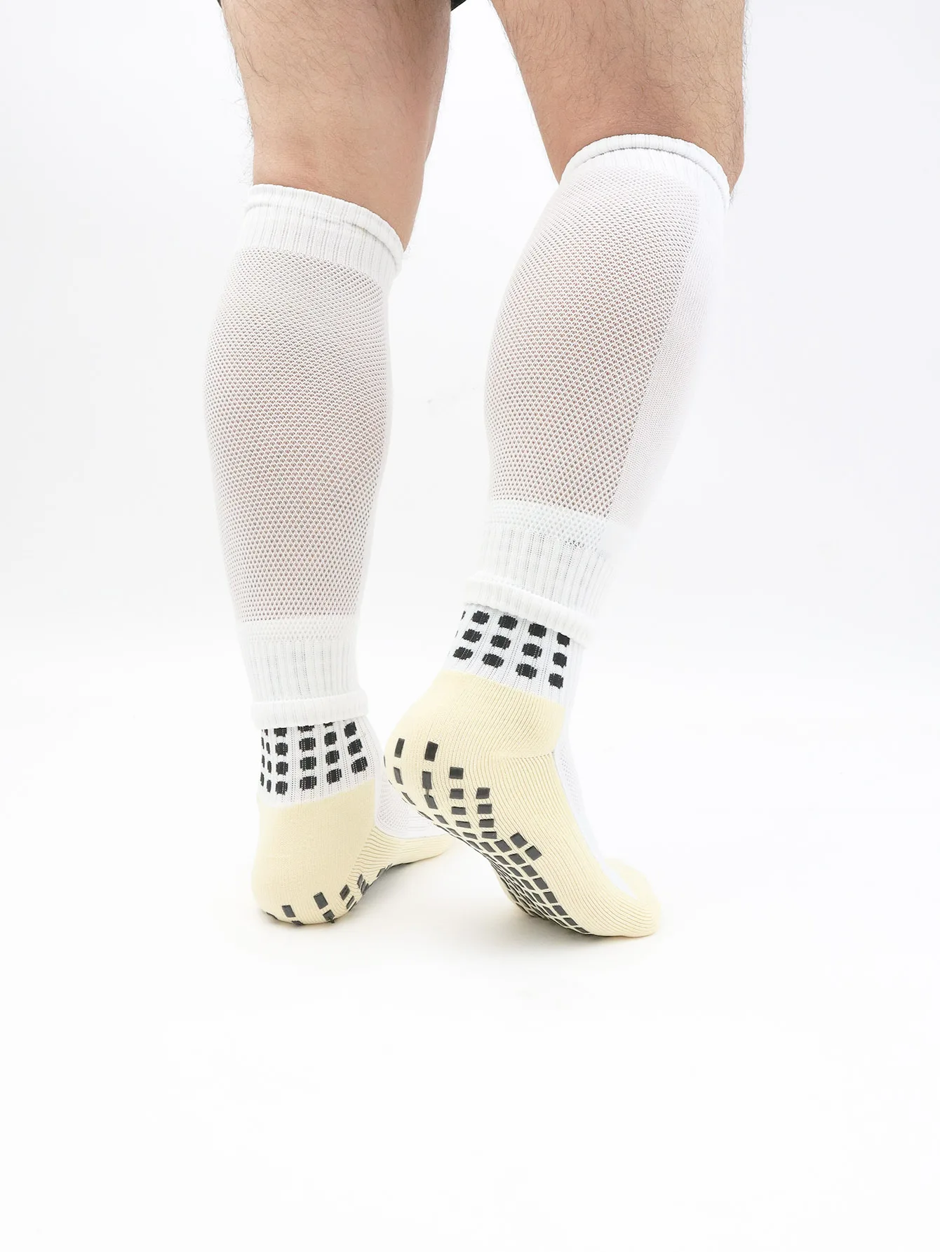4 paar antislip voetbalsokken voor dames en heren, buitensport, grip, yoga