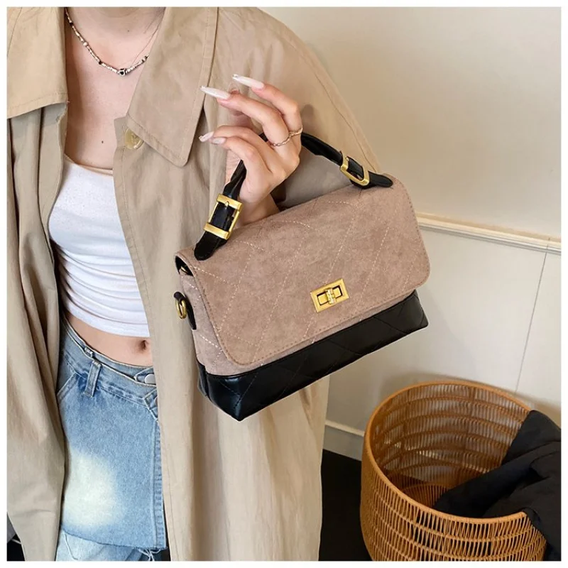 

Elite Ladies Handbag Made Of Nubuck Leather Featuring Casual Iceland High-End Lightweight Soft Daily Style