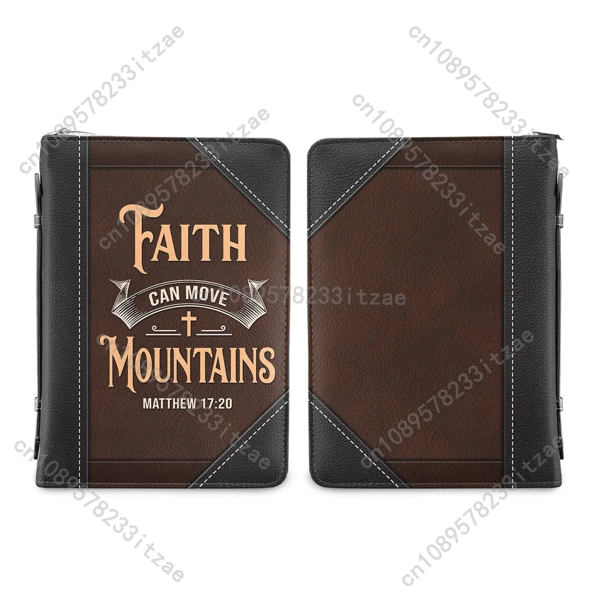 2024 Women's Bible Bag Faith Can Move Mountains Matthew 17 20 Bible Hymns Print Handbags Bible Case Book Cover Customized Gifts