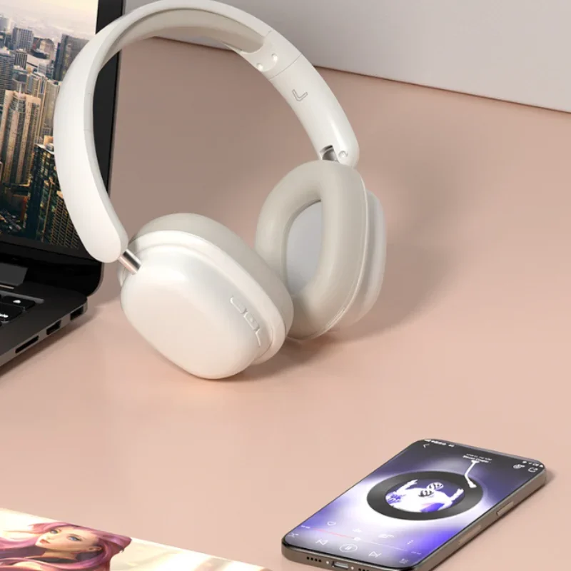 Cuffie wireless di alta qualità Auricolari stereo HiFi Bluetooth 5.3 per viaggi in ufficio Cellulare Gioco per PC Musica