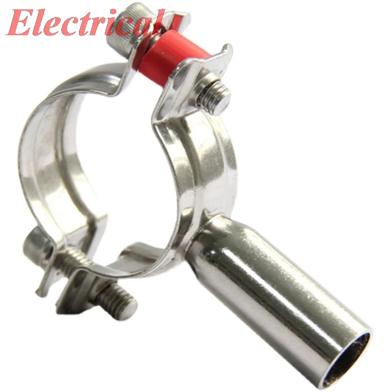 1pc 304 Stainless Steel Fastening Pipe clamp Restrained Line Banded Penstock Gripper Tube Welded Pipe Tube Support