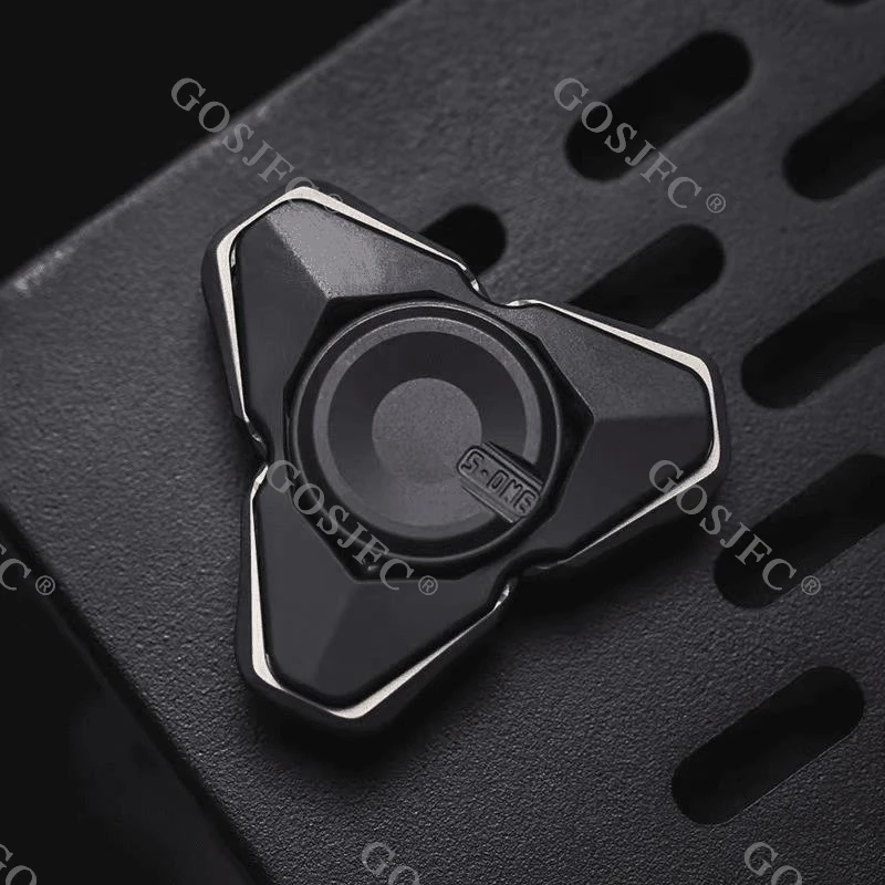 S ONE QS フィジェットスピナー三つ葉音叉フィジェットおもちゃ大人のためのストレスリリーフおもちゃジャイロ