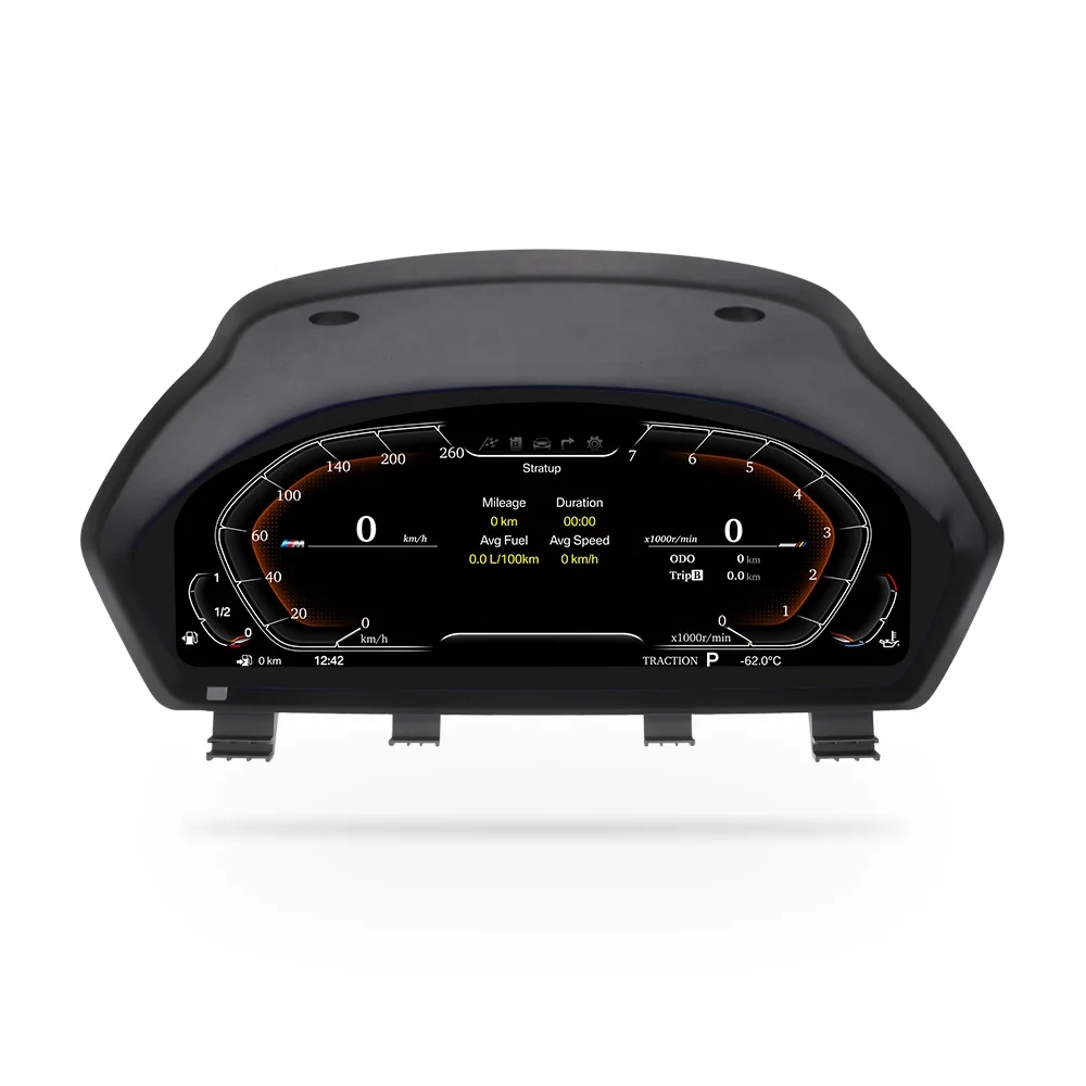 12.3 بوصة IPS عداد السرعة الرقمي أداة جديدة لوحة القيادة عرض العنقودية ل BW 3 E30 2013-2018 LCD لوحة العدادات