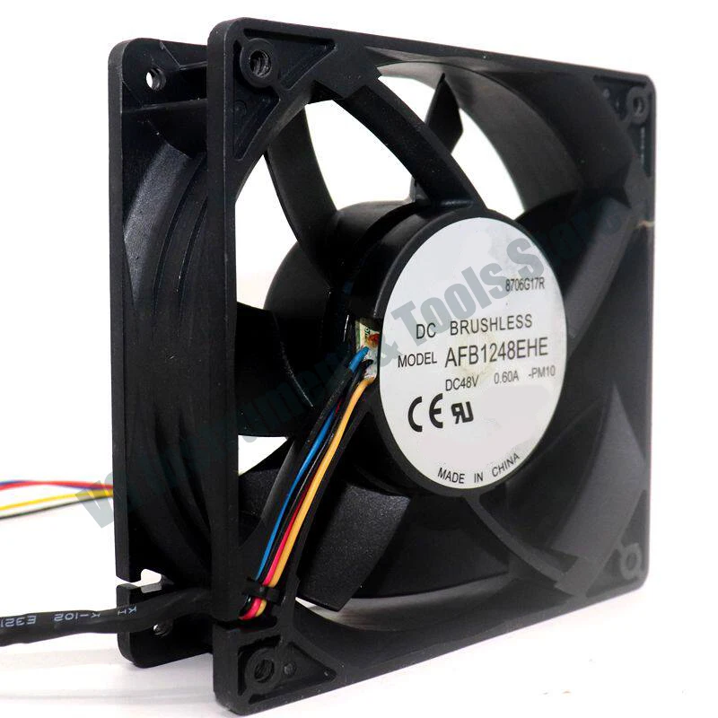 Neuer 120mm x 38mm Lüfter für Delta 12cm 48V 0,9A Hochleistungskühlung AFB1248GHE/AFB1248EHE/AFB1248SHE 241CFM Industrie/Server – Detail 5