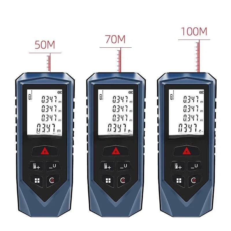 Laser rangefinder Handheld infrared distance measuring instrument Electronic ruler 100m