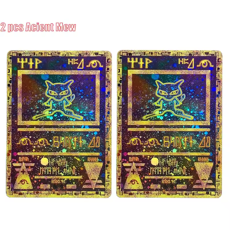 Pokemon Ancient Mew Collection Card Mew Classic Limited Anime Cards Zekrom Reshiram Victini Holographic Proxy Card Gift Toys - Image 14