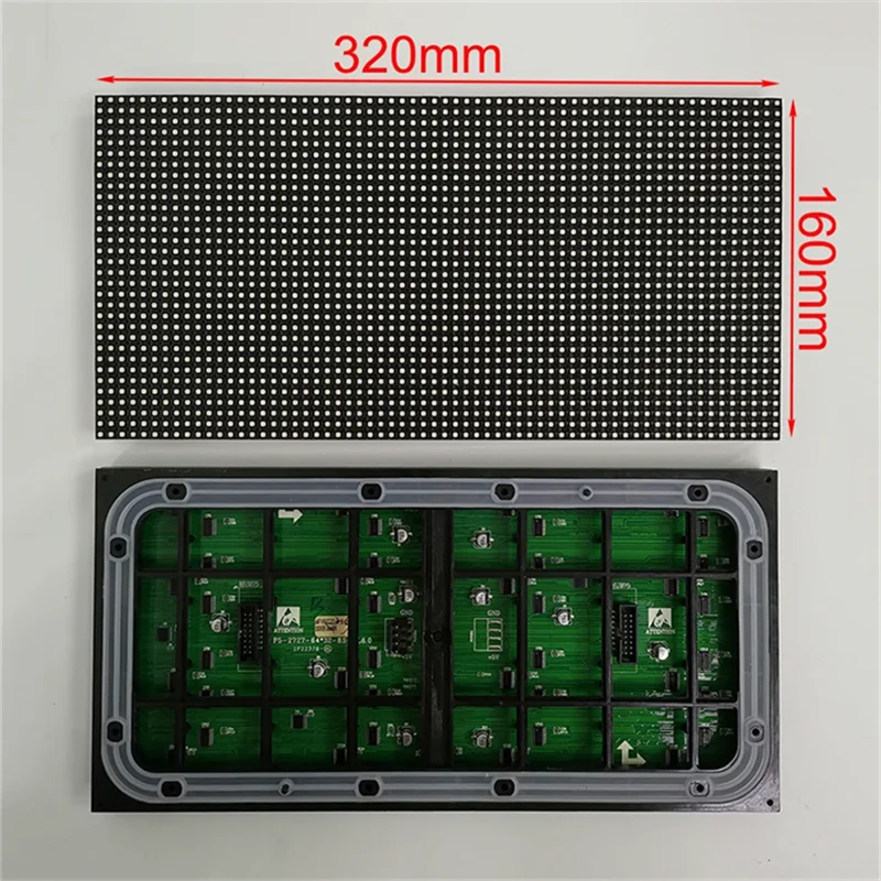 

1Pcs P5 Indoor LED Display Module 1 / 16Scan 64×32dots P5 Indoor Full color LED Advertising Display Panel SMD