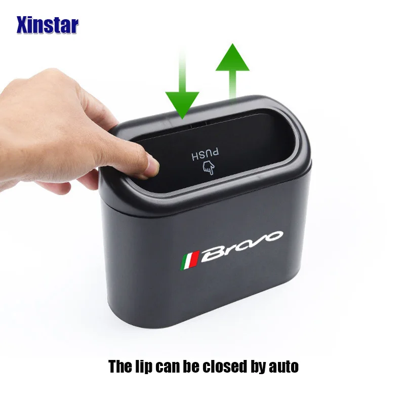 Plastic Car Trash Bin For Fiat Bravo Auto Accessories