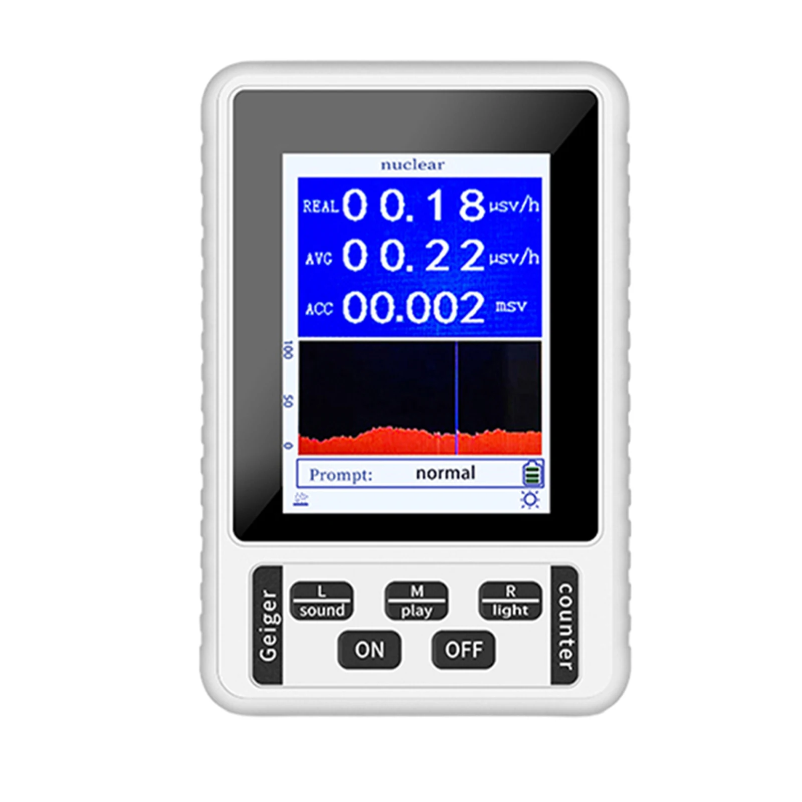 

Geiger Counter Nuclear Radiation Beta Gamma X-Ray Dosimeter Monitor-Detector Radiology Protection Radioactive Tester