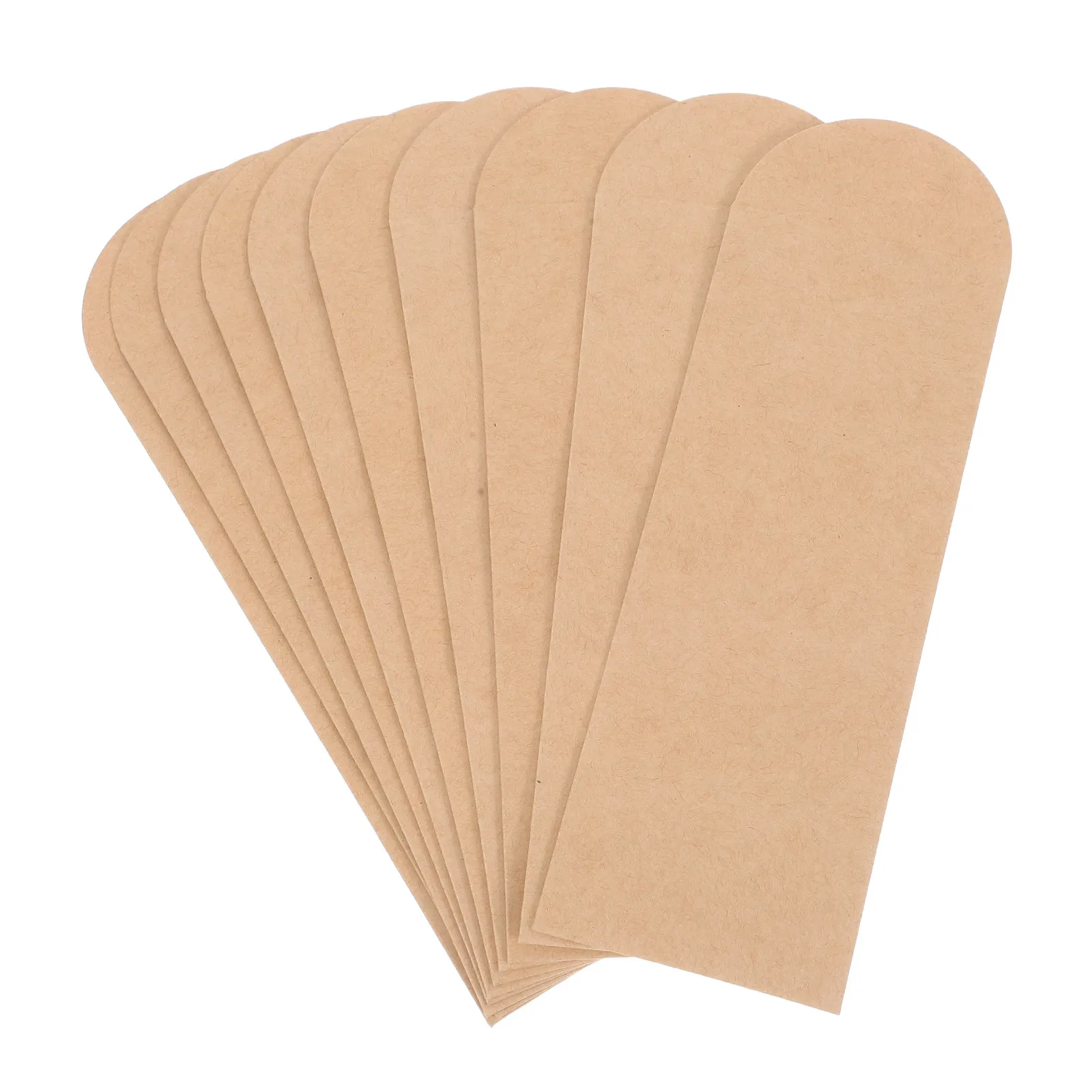 

10Pcs Kraft Paper Envelope Vintage Bookmark Sleeves Pen Holder Bags Office Classroom Kraft Storage Bags DIY Cardboard Pen