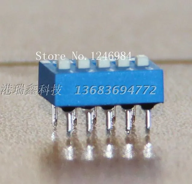 [SA]Electronic switch Taiwan ECE switch DIP switch straight leg 5 DIP switch genuine original--100PCS/LOT