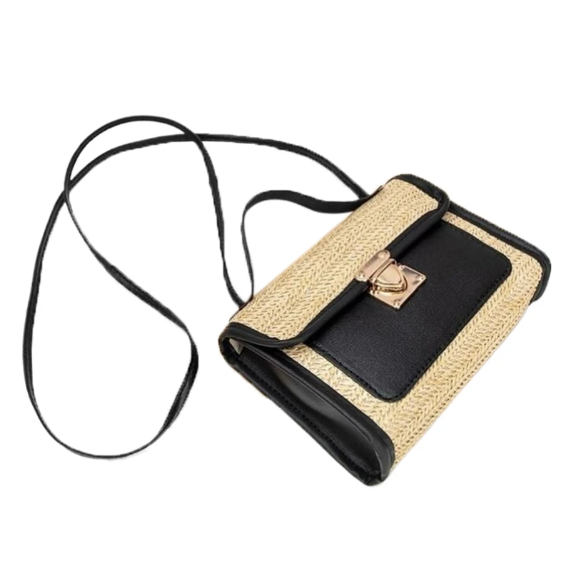 

Woven Small Square Bag - Travel Single Shoulder Crossbody Bag, Fashion Satchel