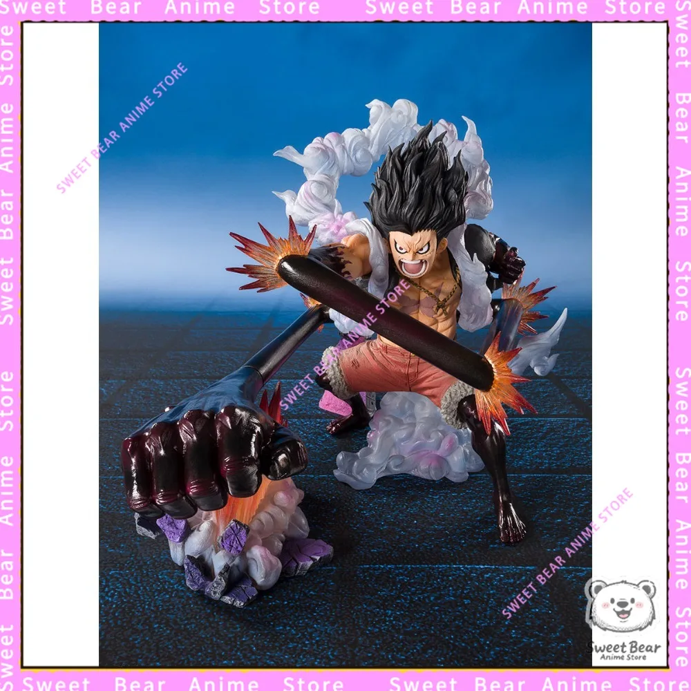 In Stock Bandai Figuarts ZERO Super Battle One Piece Luffy Gear 4 Snake Man King Snake Figure Anime Model Trendy Toys Doll - view 3