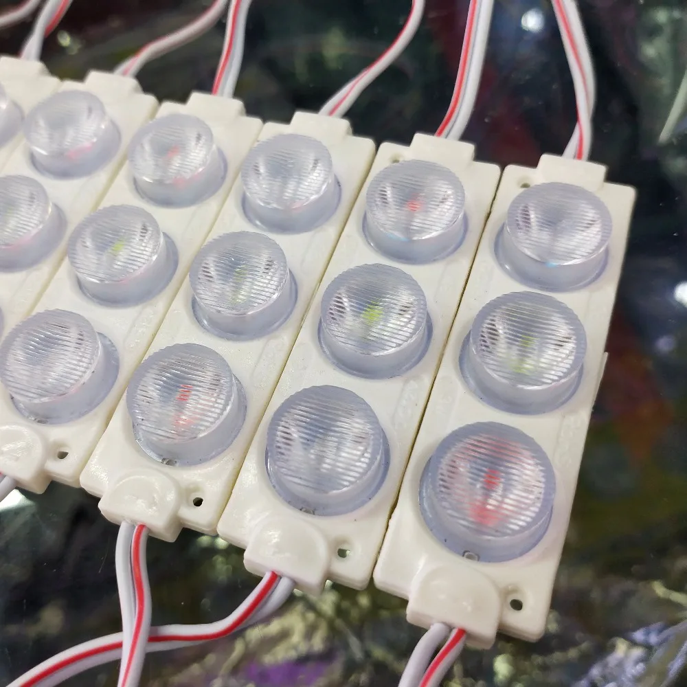 100Pcs/Lot 24V Super Bright 3W SMD 3030 LED Module Advertisement Design LED Module Lighting 3 LED DC12V 75*20mm IP65 Waterproof