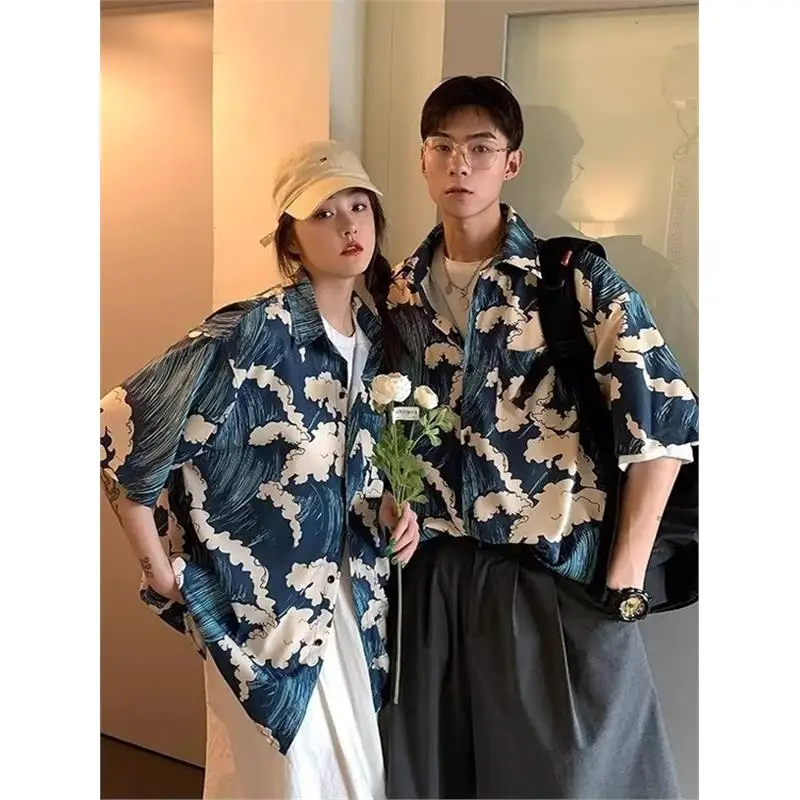 

Loose Fit Men's ort Sve irt Large Size 300 Pou Retro oulder Length Casual Outerwear Cardigan Summer Faion