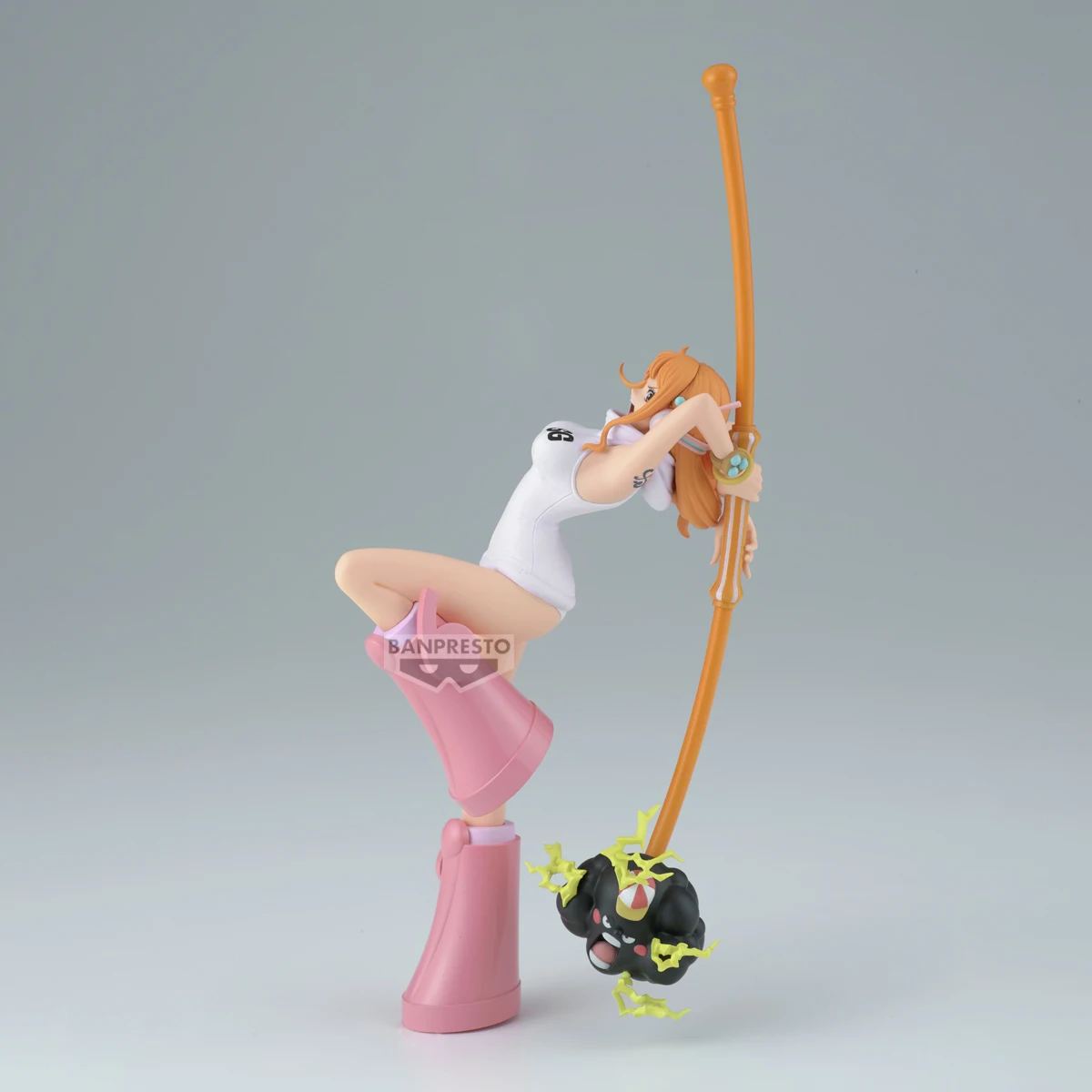 Bandai-Figura Anime One Piece, REGISTO DE BATALHA COLLECTION-NAMI, Estatueta Action, Modelo Colecionador, Brinquedos de Boneca, Original, 15cm