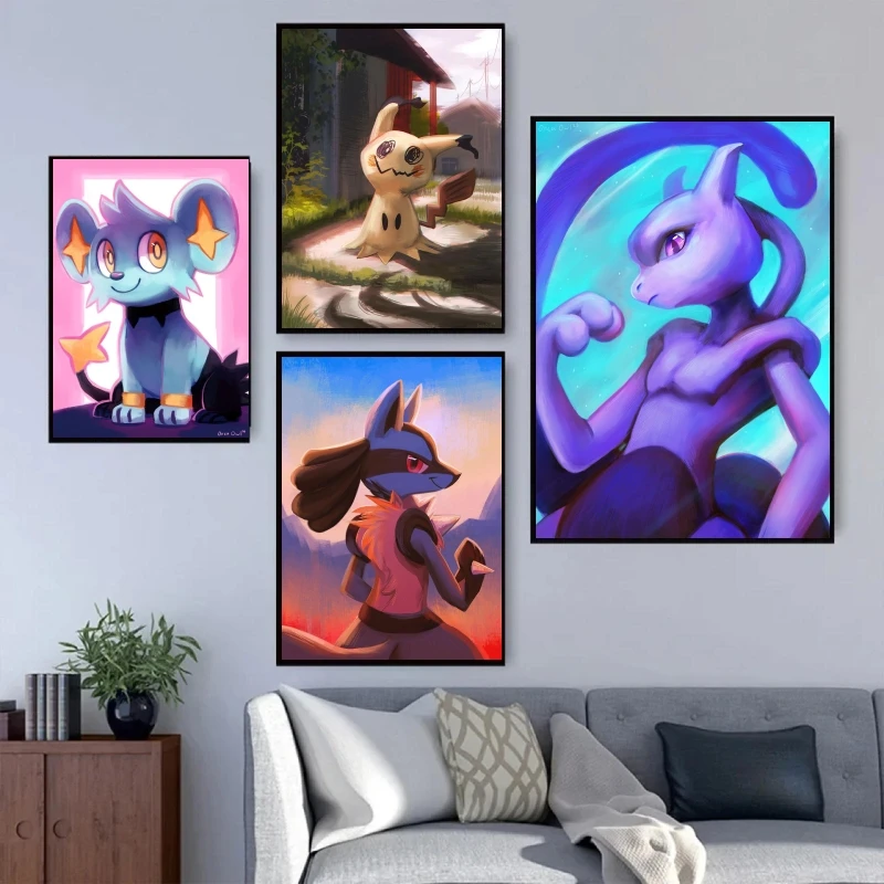 

Anime Character Pictures Gift Art Aesthetic Poster Modern Home Modular Prints Living Room Wall Decoration Kid Action Figures