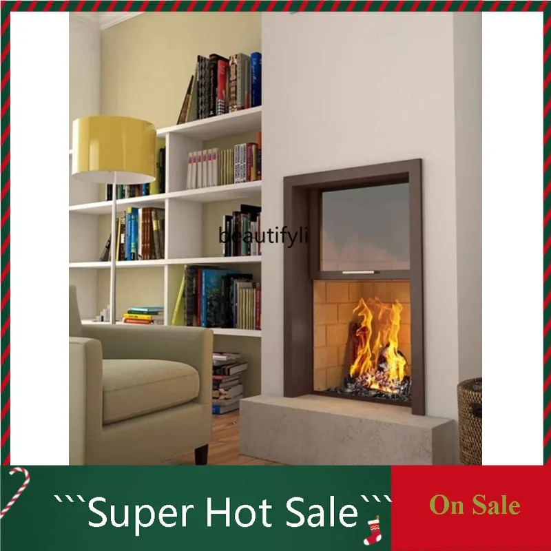 A506  Villa heating, fireplace wood real fire fireplace embedded fireplace B & B