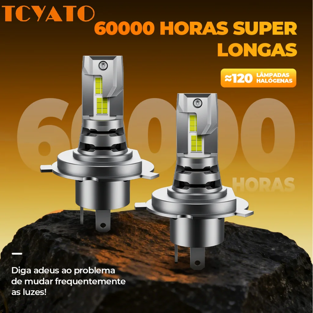 

TCYATO J8 90 Вт 18000LM 12 В Вставить автомобильную лампу напрямую Супер яркий светодиод 6000K 1:1 Plug and Play H4/H7/H11/HB3