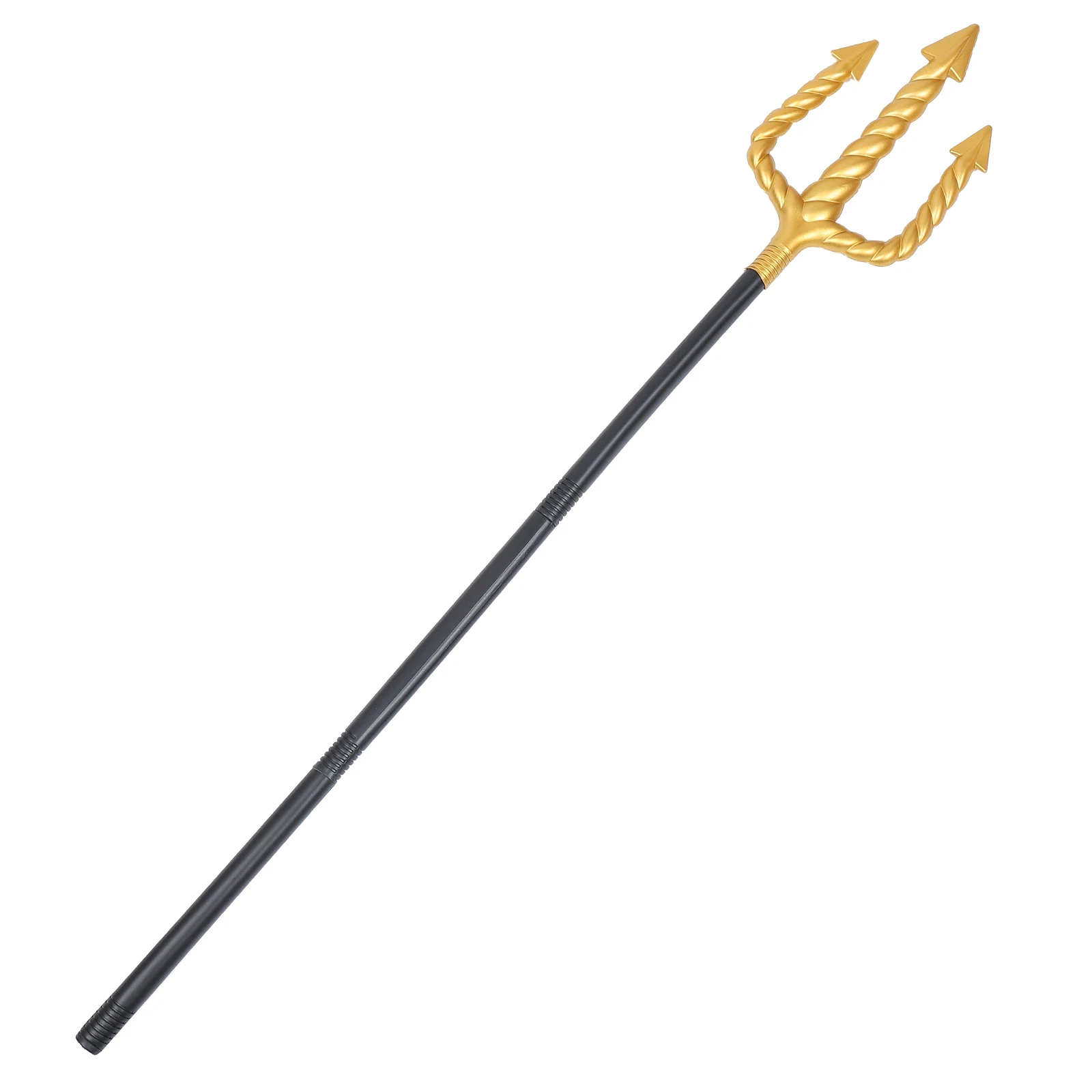 Funny Halloween Cosplay Trident Prop Plastic Imitation Trident Plaything For Party Costume Festival Lightweight Carry