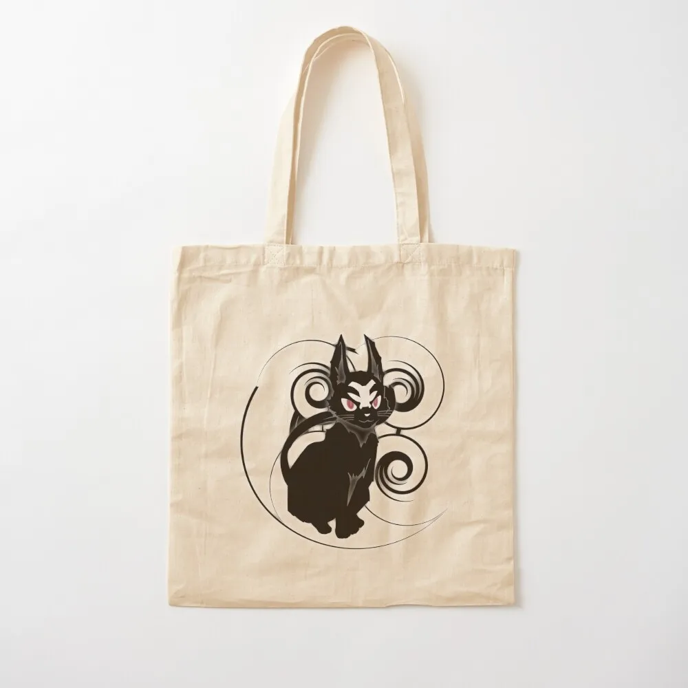 

Misfit Of Demon King Academy - Ivis Necron, Black Cat Tote Bag tote bags men canvas tote Canvas Bag