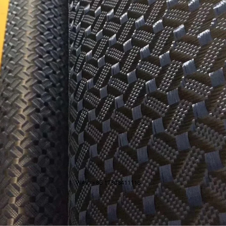 

High Quality Spike Jacquard Carbon Fiber Fabric Woven Lightweight Stain Resistant Craft Car Felt Luggage Bag Blanket Outdoor