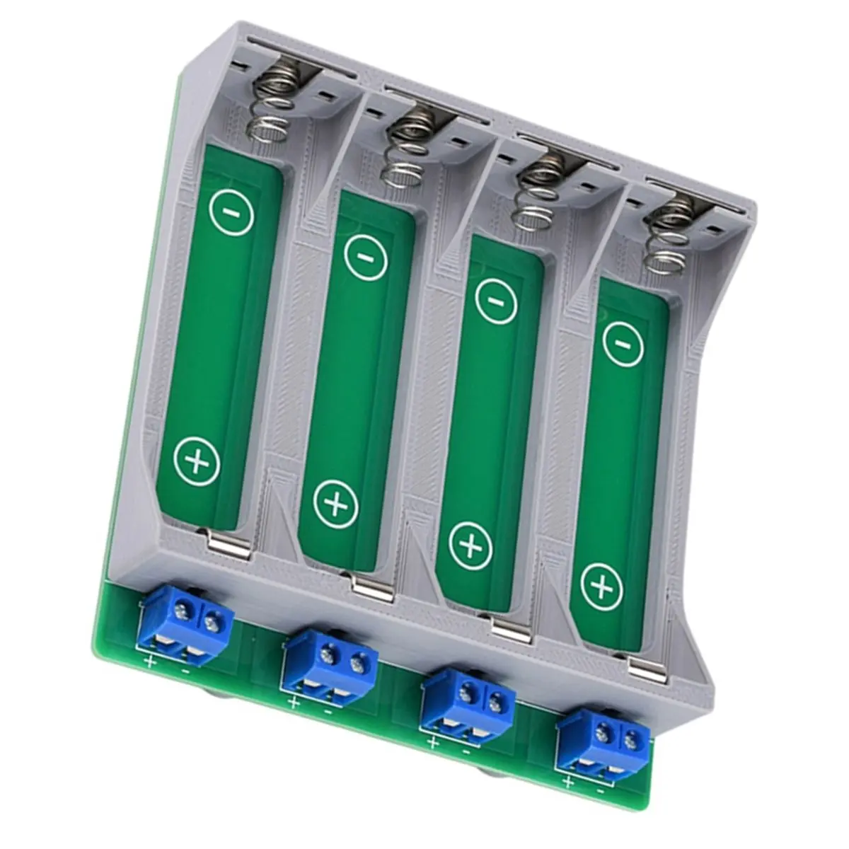 (PQWN) DIY 21700 Battery Base Kit 4-Way Battery Test Socket for 4-Way 21700 Battery Capacity Internal Resistance Tester Module